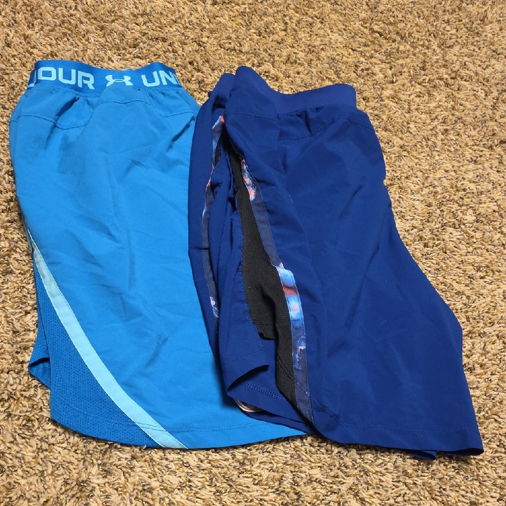 Under Armour MensTwo-Pack Blue Shorts